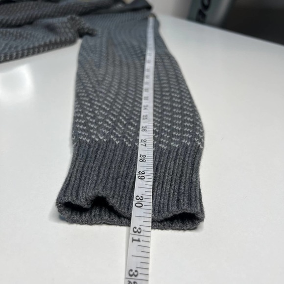 Merona Women's Sweater Button Down Grey/White Long Sleeves Cardigan Size XL - Picture 11 of 16